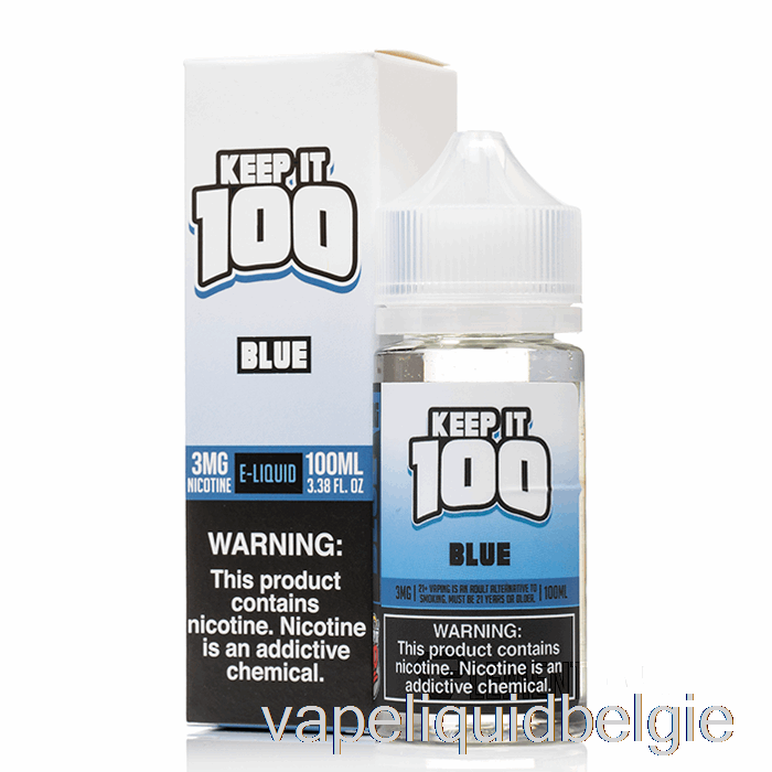 Vape België Blauw - Bewaar Het 100 E-liquid - 100ml 0mg